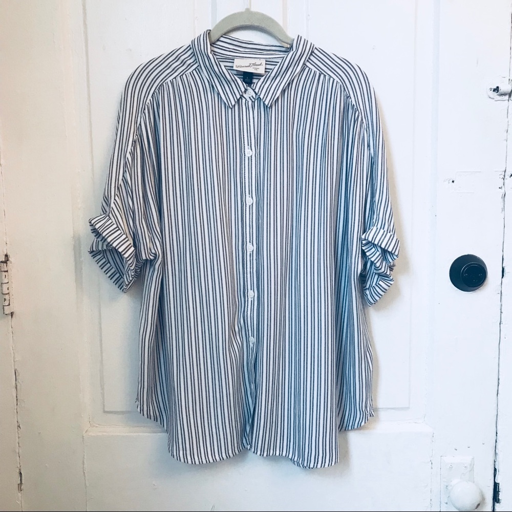 Target Universal Thread Striped Button Down Shirt